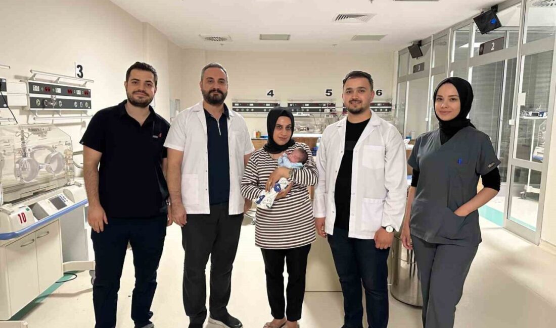 Batman’da 27 haftalık 905 gram doğan bebek, yeni doğan ünitesinde