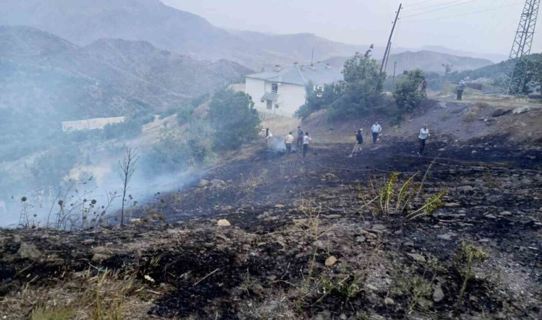 Batman’ın Sason ilçesinde çıkan örtü yangını, vatandaşların müdahalesiyle söndürüldü. Edinilen