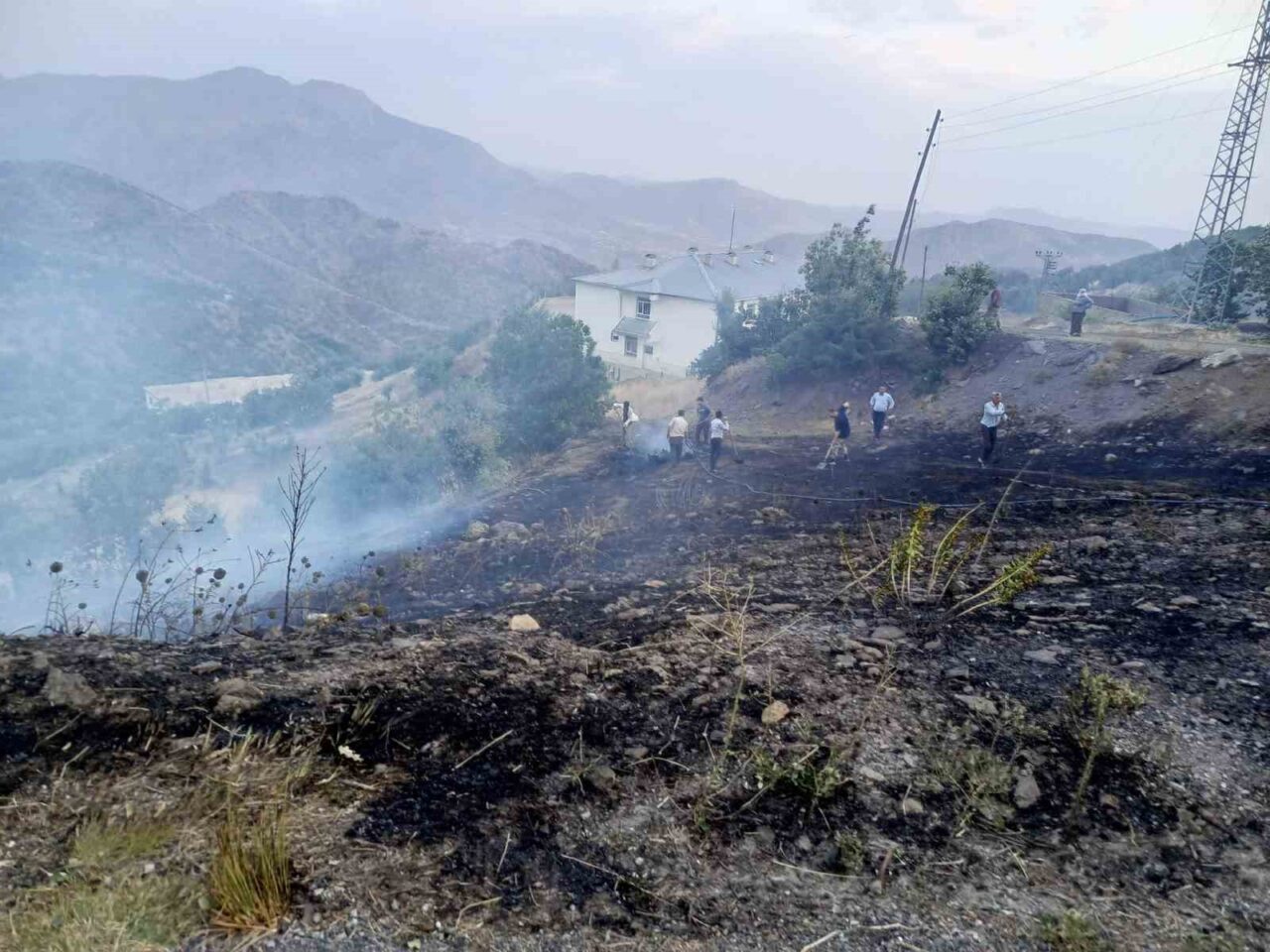 Batman’ın Sason ilçesinde çıkan örtü yangını, vatandaşların müdahalesiyle söndürüldü. Edinilen