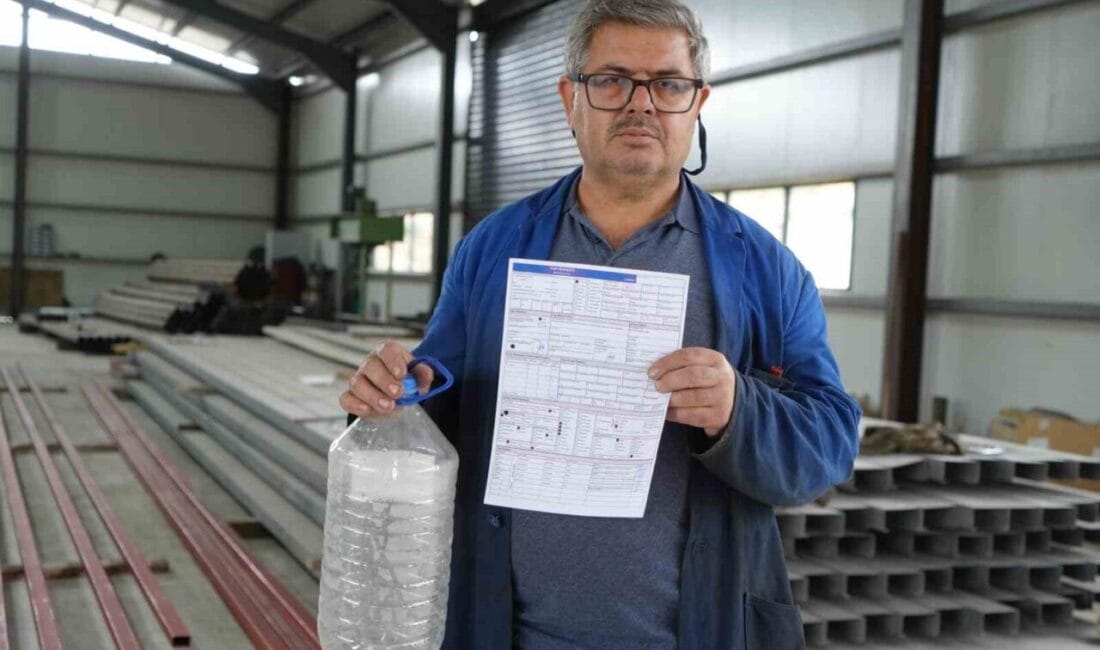 Bayburt Çoruh Sanayi Sitesi’nde faaliyet gösteren 2 dükkanın suyu 9