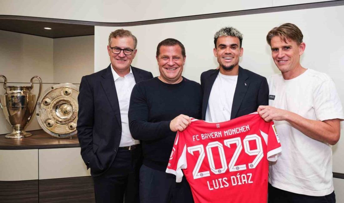 Alman ekibi Bayern Münih, İngiliz takımı Liverpool’da forma giyen Kolombiyalı