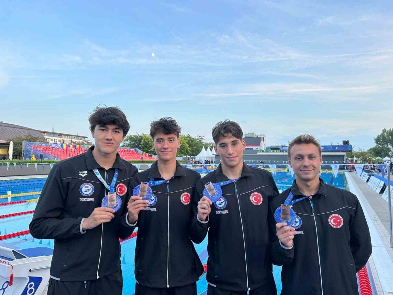 Avrupa Gençler Yüzme Şampiyonası’nda Erkekler 4×200 metre serbest bayrak yarışında