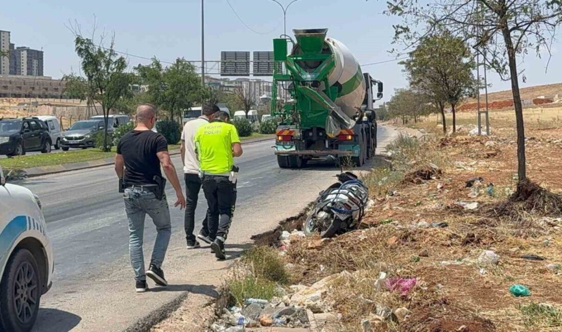 Gaziantep’te beton mikserinin altında kalan motosikletteki kadın hayatını kaybederken sürücü