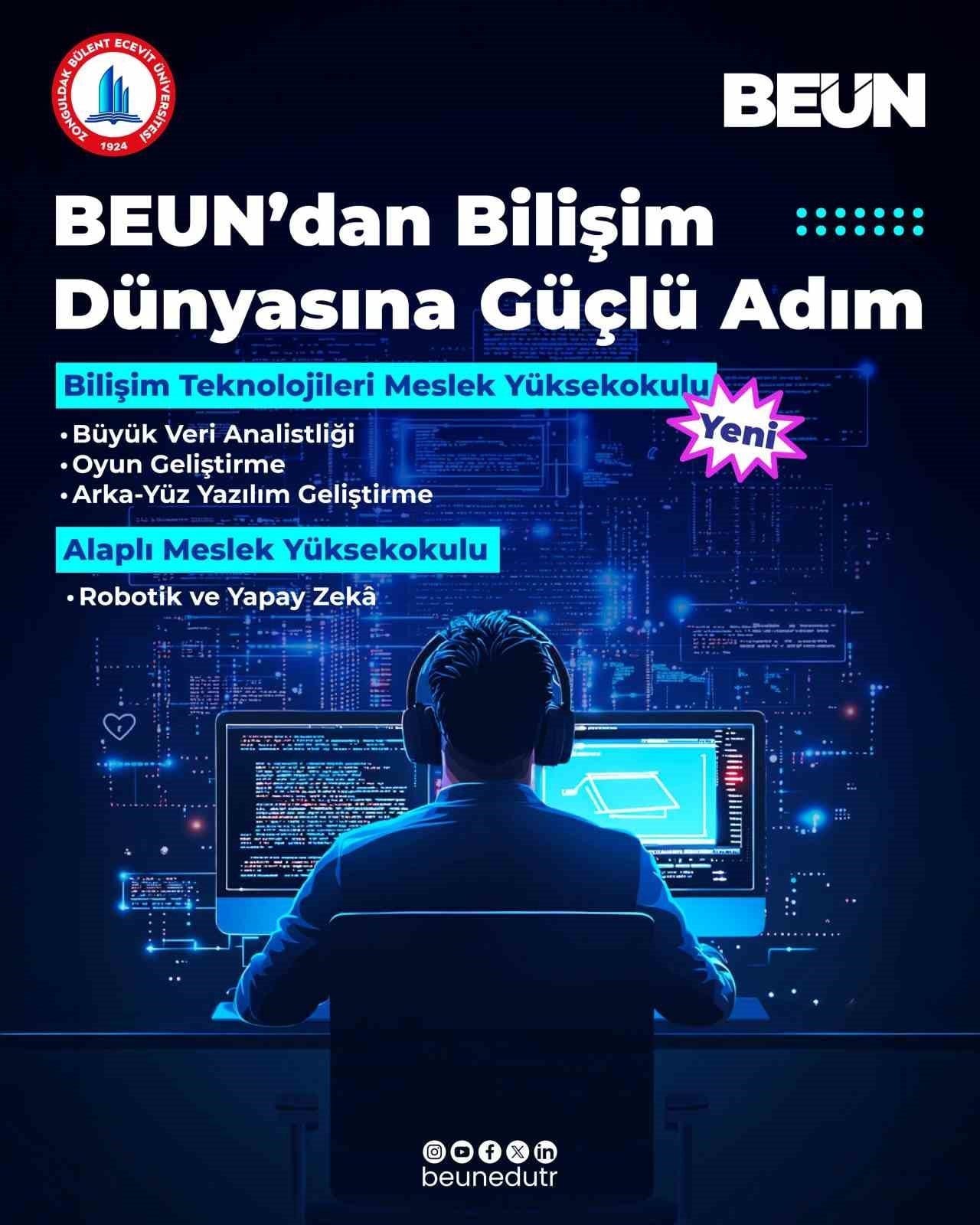 Zonguldak Bülent Ecevit Üniversitesi (BEUN), dijital çağın yükselen mesleklerine yönelik