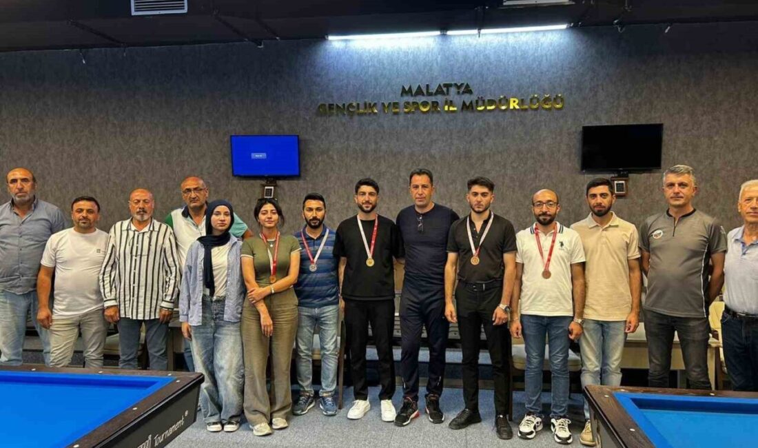 Malatya’da düzenlenen ve çevre illerden 26 sporcunun katılımıyla gerçekleşen Pool