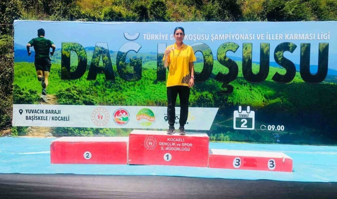 Bilecikli atlet Sebahat Demir Türkiye Dağ Koşusu Şampiyonu oldu Kocaeli’nin