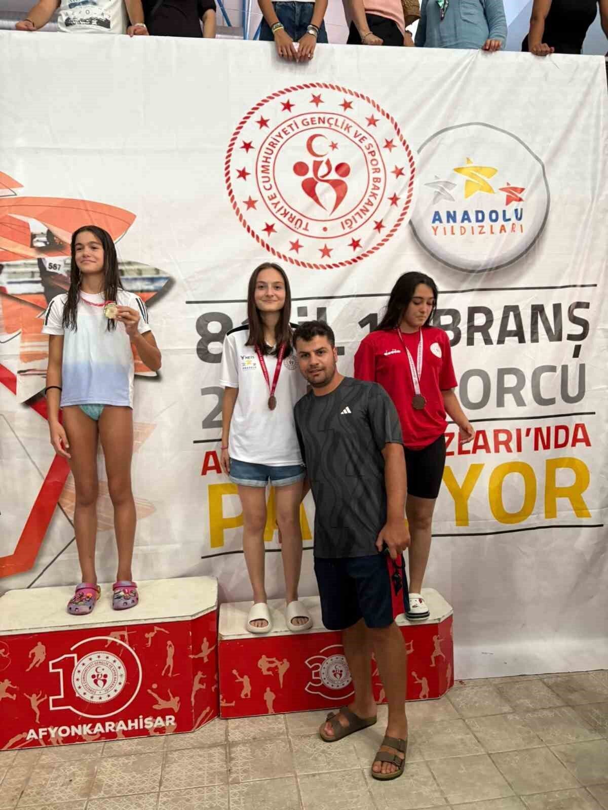 Afyonkarahisar’da düzenlenen Anadolu Yıldızlar Ligi (ANALİG) Yüzme Müsabakalarında Bilecikli sporcular