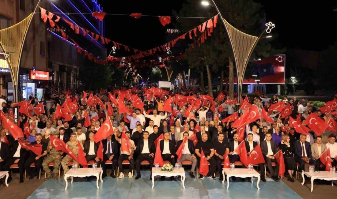 Bingöl’de 15 Temmuz Demokrasi ve Milli Birlik Günü dolayısıyla vatandaşlar