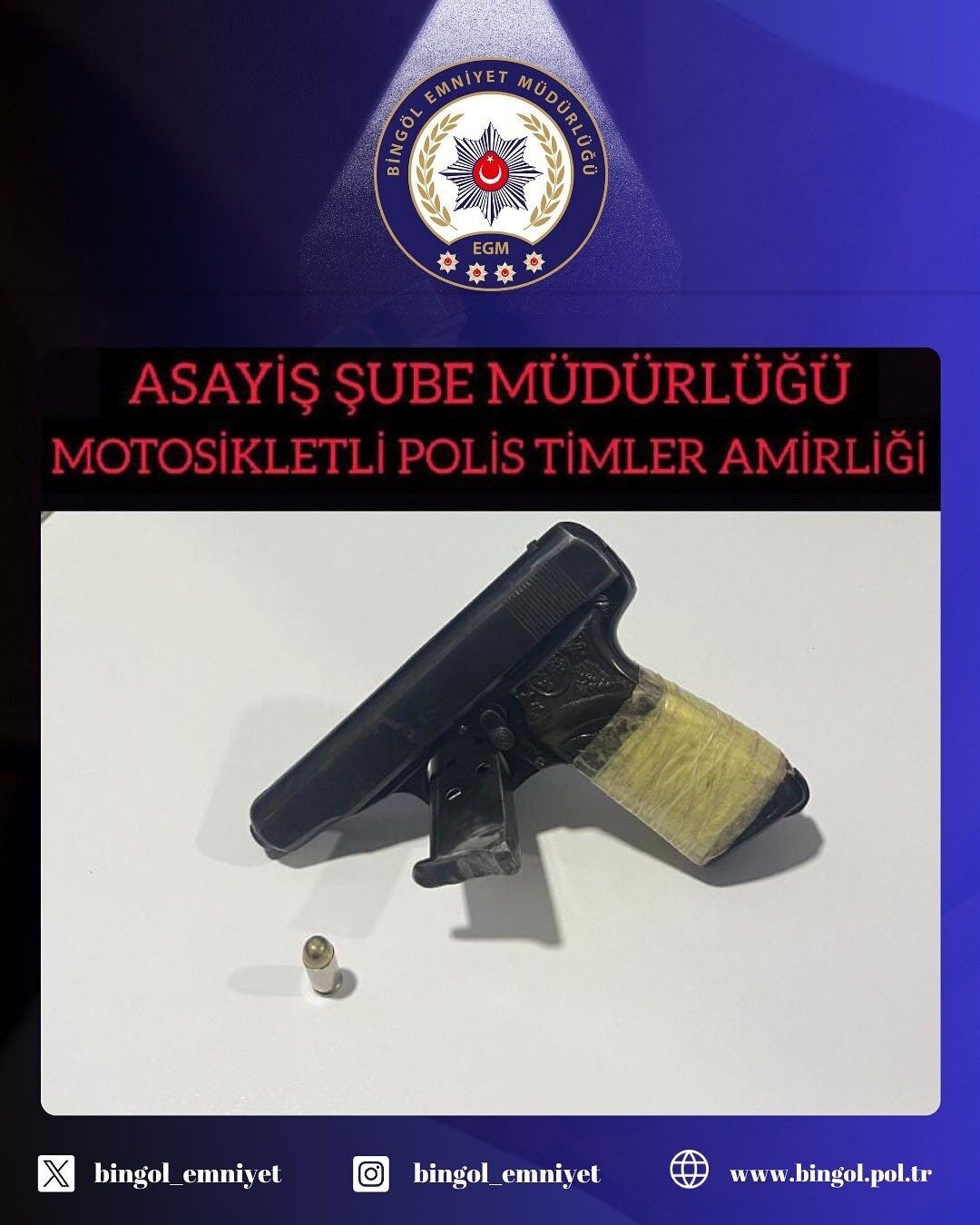 Bingöl’de düzenlenen uygulamalarda hakkında 5 yıl kesinleşmiş hapis cezası bulunan