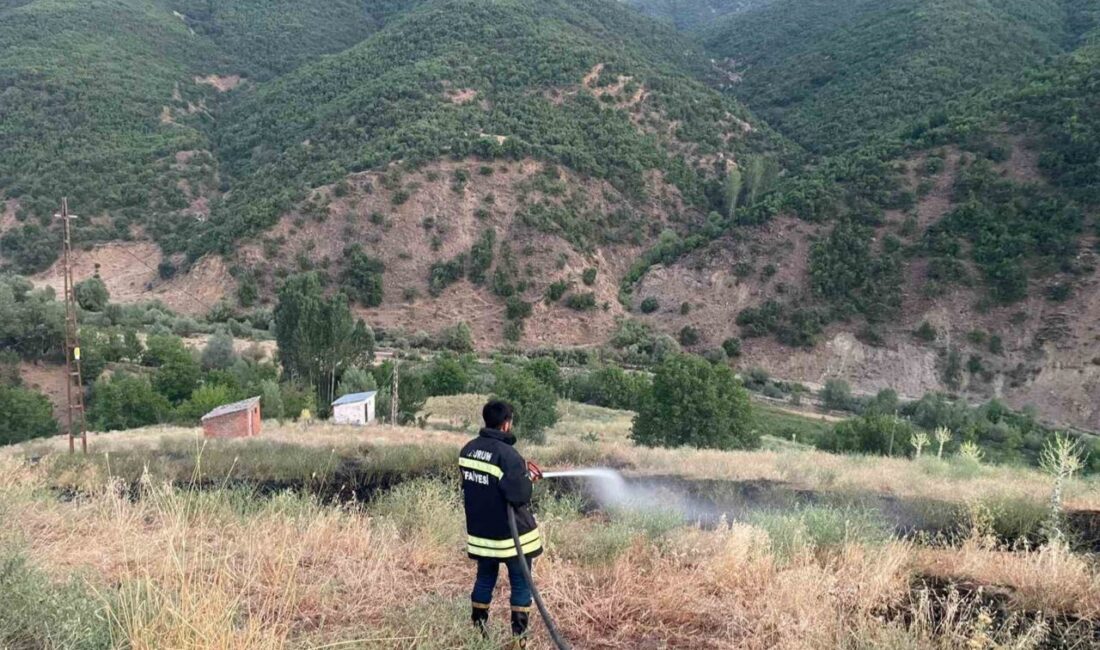 Bingöl’de çıkan örtü yangını ekiplerin müdahalesiyle söndürüldü. Edinilen bilgiye göre,