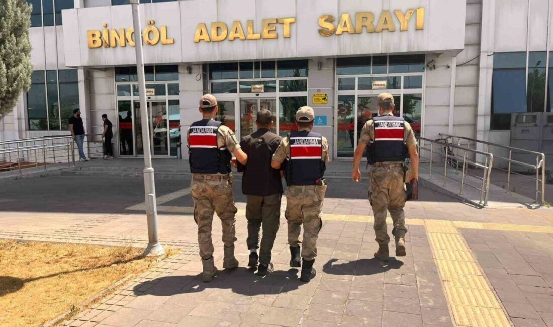Bingöl’de İl Jandarma Komutanlığı ekipleri tarafından kasten öldürme suçundan 8