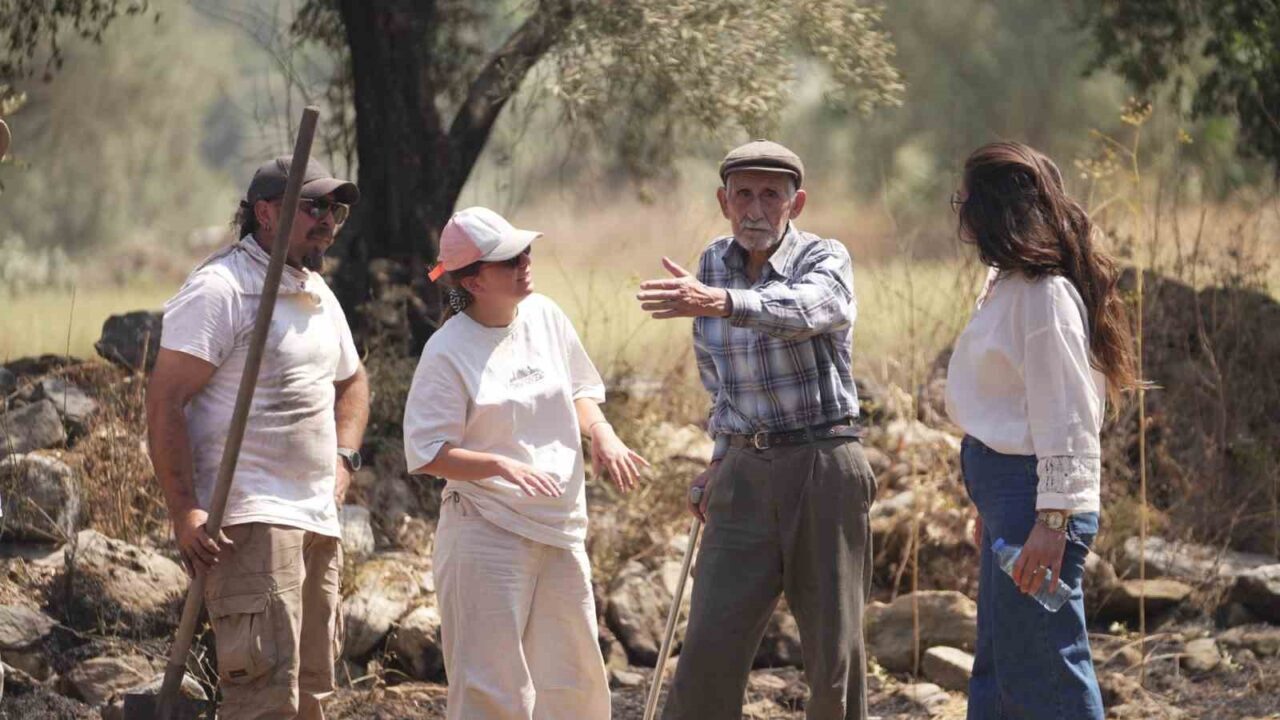 Muğla’nın Yatağan ilçesindeki Stratonikia Antik Kenti içinde etkili olan zirai