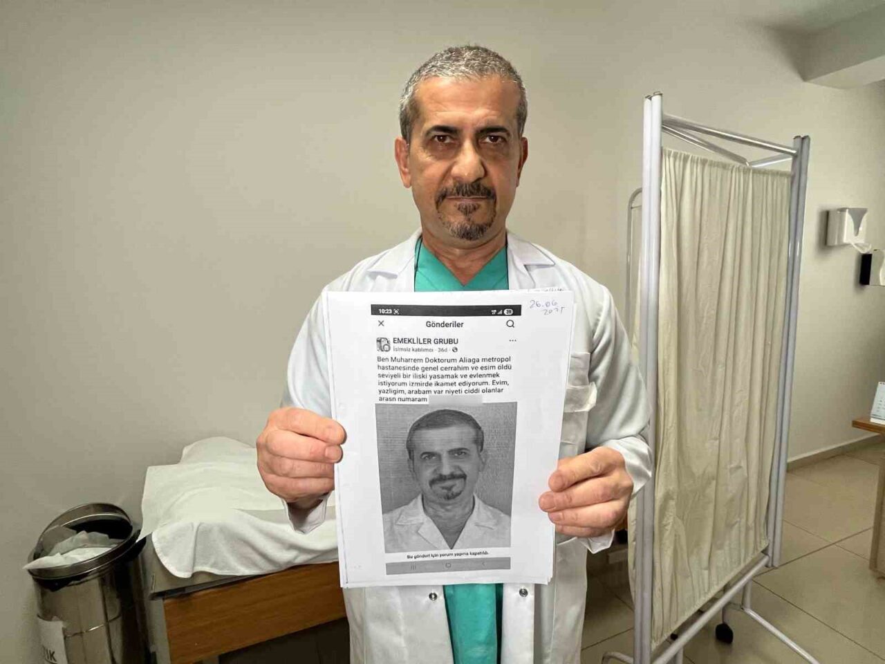 İzmir’de bir doktor, yaklaşık 1 yıldır kendisine ve ailesine yönelik