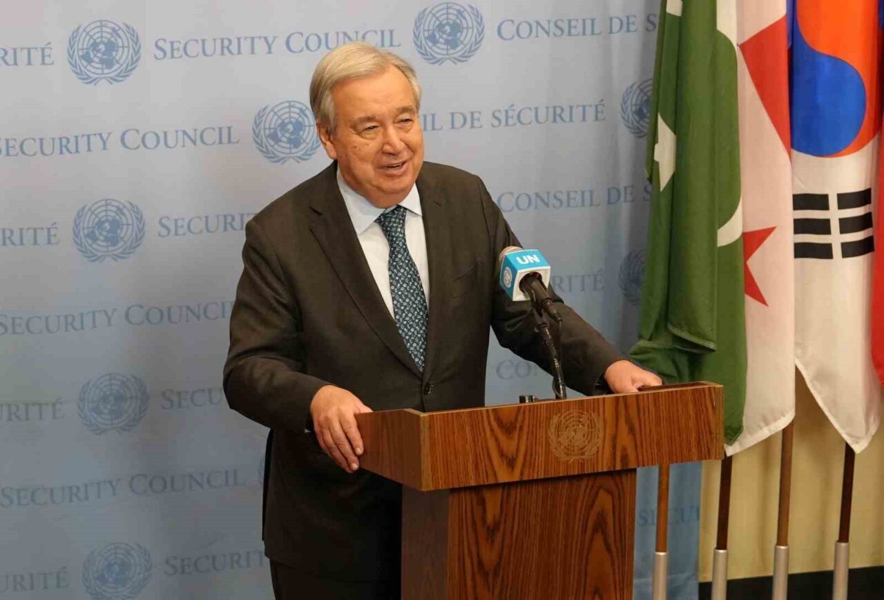 Birleşmiş Milletler Genel Sekreteri Antonio Guterres, New York’ta gerçekleştirilen gayriresmi
