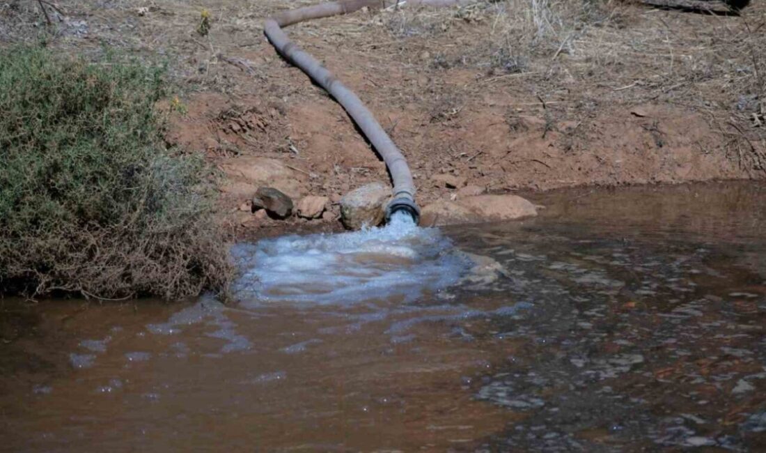 Bodrum Belediyesi, kırsal bölgelerde kuruma riski taşıyan göletlere su takviyesi