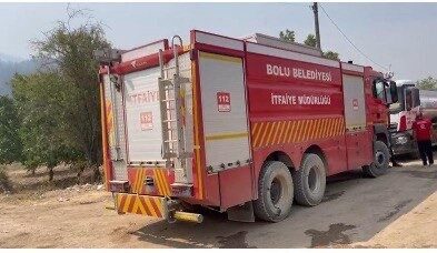 Bolu Belediyesi, Sakarya’nın Geyve ilçesinde çıkan orman yangınının kontrol altına