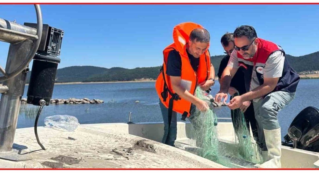 Bolu İl Tarım ve Orman Müdürlüğü ekipleri, Seben Taşlıyayla Göleti’nde