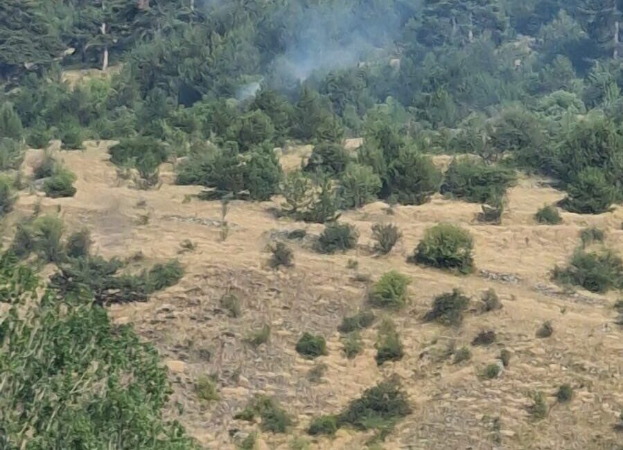 Bolu’nun Seben ve Gerede ilçelerinde yıldırım düşmesi sonucu çıkan iki