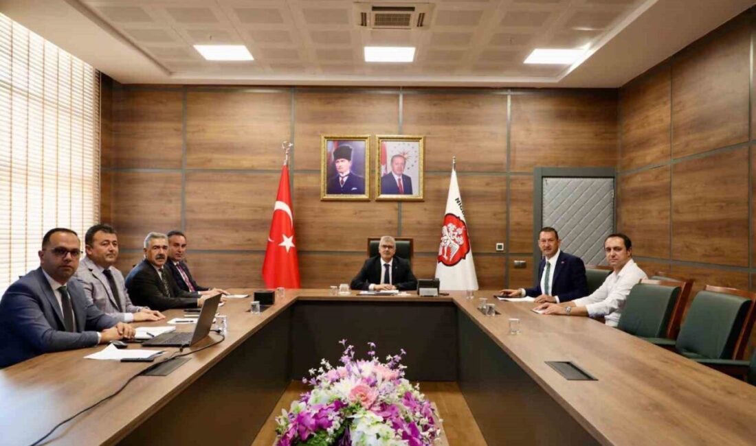 Niğde Bor Organize Sanayi Bölgesi (OSB) ile ilgili değerlendirme toplantısı,