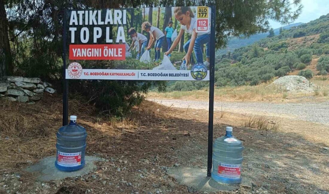 Bozdoğan Belediyesi, yaz aylarında artan orman yangını riskine karşı farkındalık