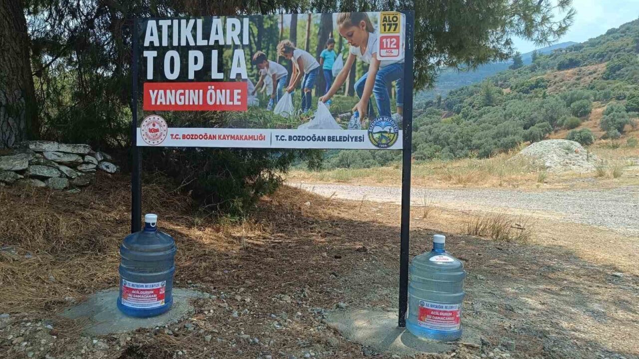 Bozdoğan Belediyesi, yaz aylarında artan orman yangını riskine karşı farkındalık