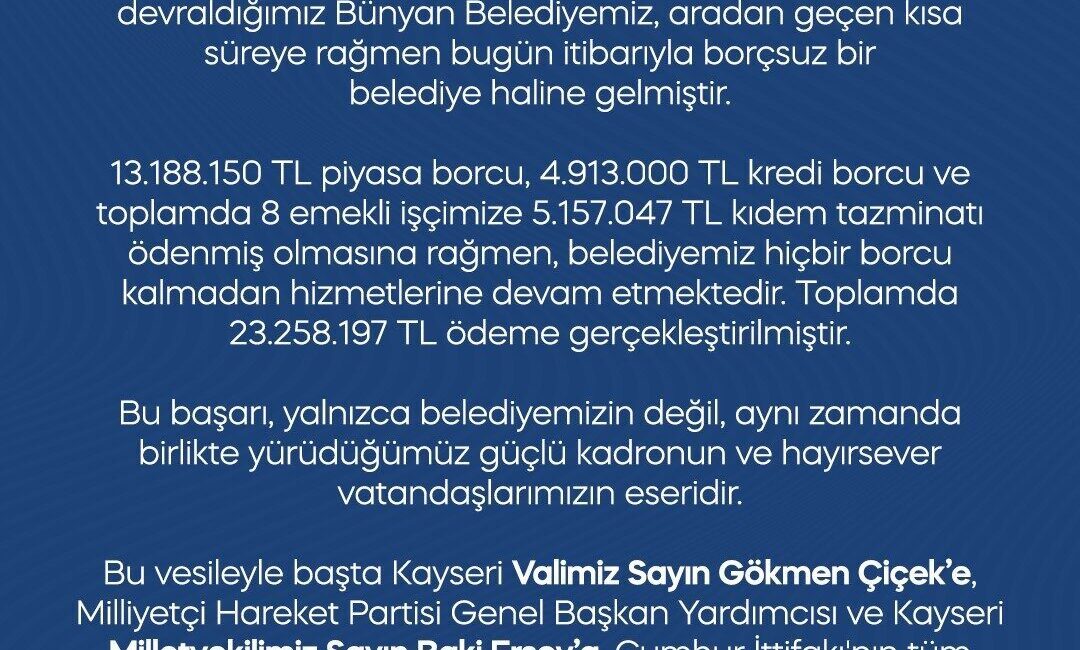 31 Mart 2024 yerel seçimleri sonrası 18 milyon 101 bin