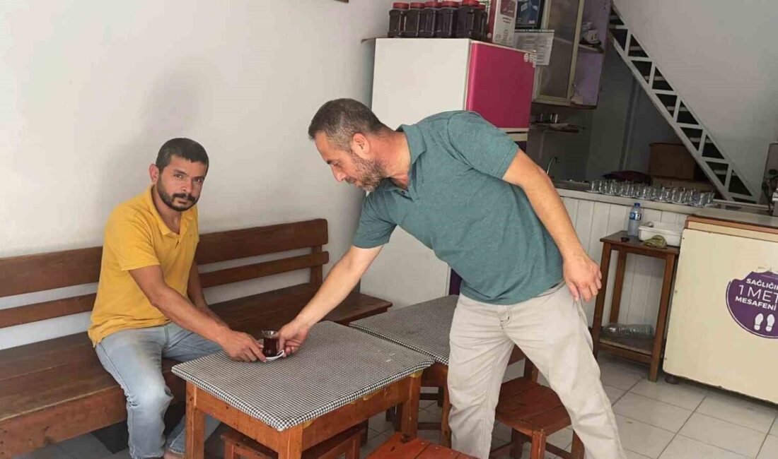 Osmaniye’de 33 yıldır çay ocağı işleten Halit Şahin, iş yerinin