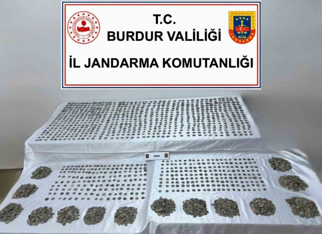 Burdur’da, Bizans ve Roma dönemine ait 6 bin 310 adet