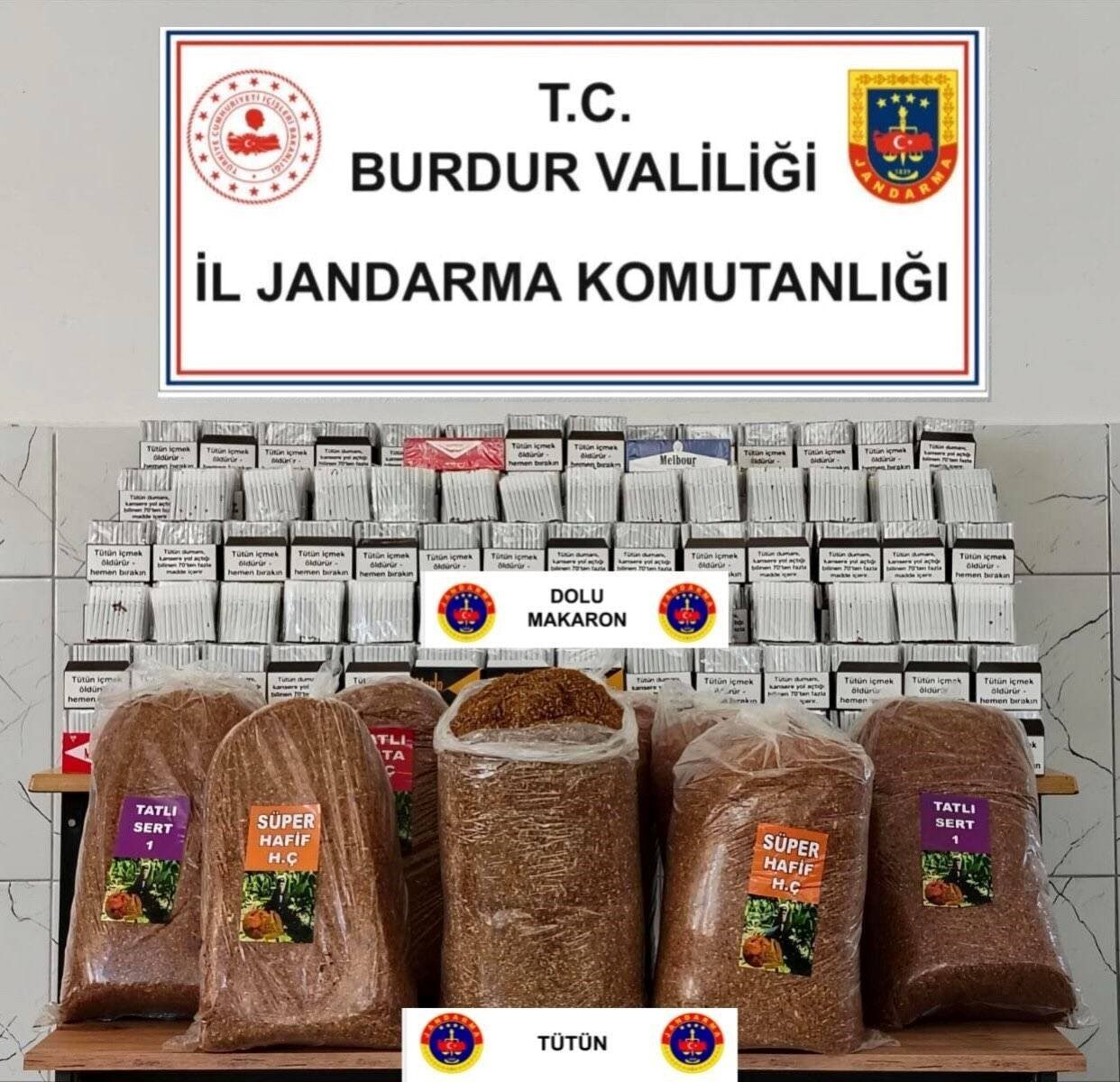 Burdur’da temmuz ayında düzenlenen kaçakçılık ve narkotik operasyonlarında yakalanan 26