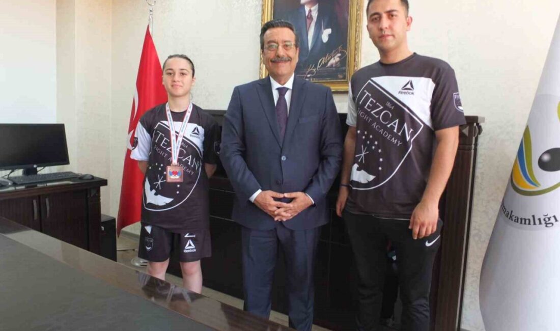 Burhaniye ilçesin de, Kaymakam Cumali Atilla, Türkiye Boks Federasyonu tarafından