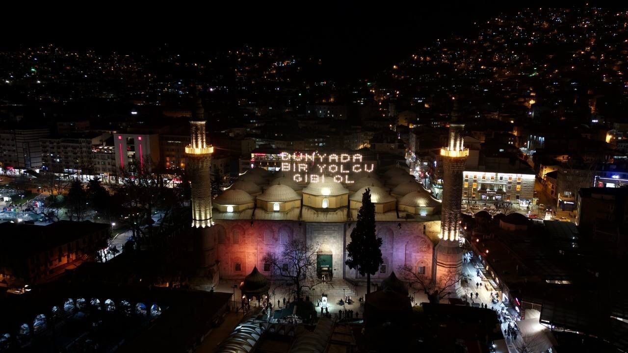 Bursa’da kent genelindeki tüm camilerin minarelerinden aynı anda yağmur duası