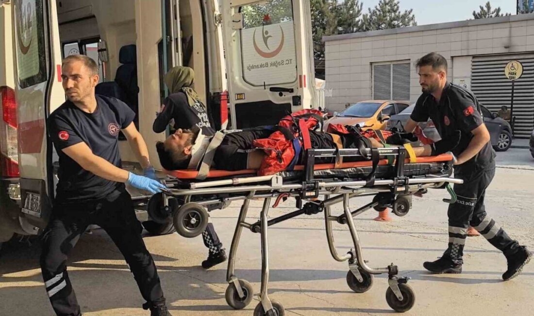 Bursa’nın İnegöl ilçesinde meydana gelen iş kazasında, çatının çökmesi sonucu