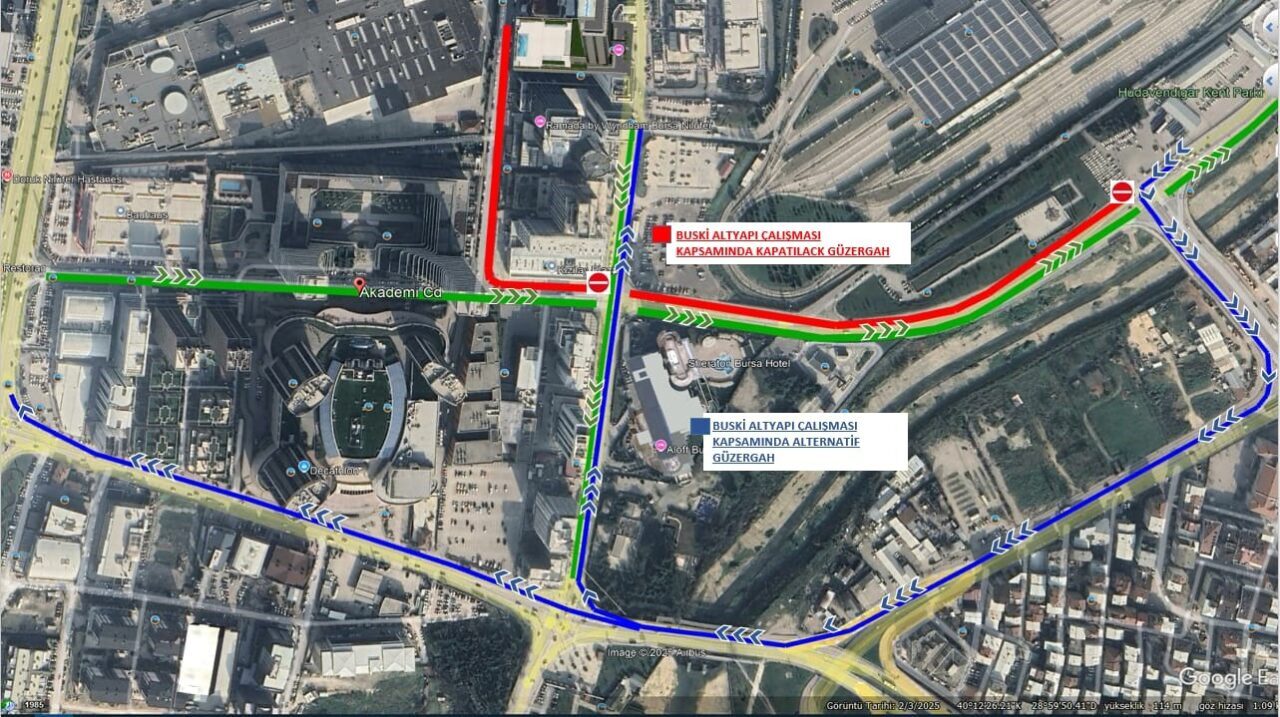 BUSKİ Genel Müdürlüğü, yapılacak çalışmalar çerçevesinde Akademi Caddesi’nin 18 Temmuz
