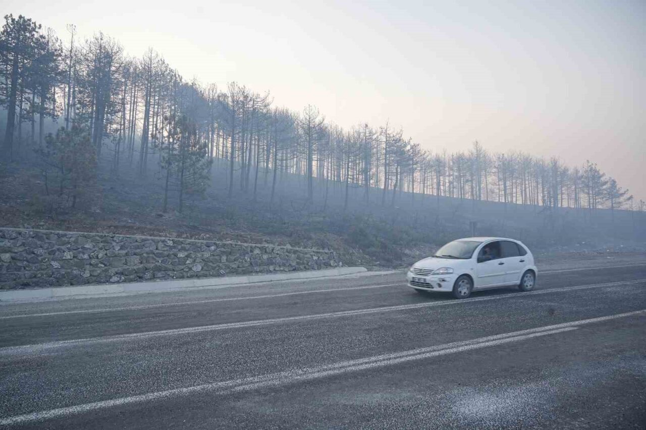 Bursa’nın Orhaneli ile Harmancık ilçeleri arasında 3 gündür süren orman