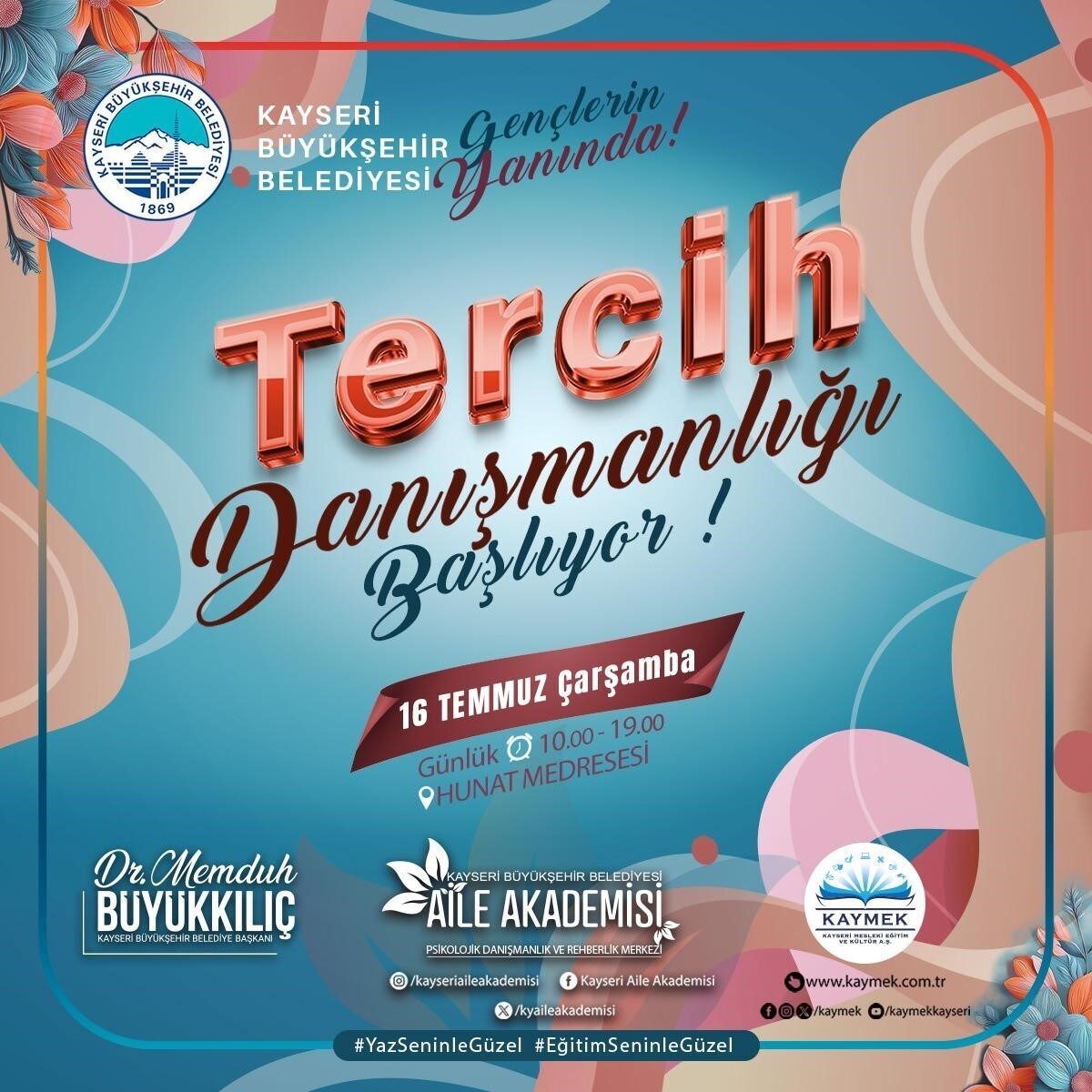 Kayseri Büyükşehir Belediyesi Aile Akademisi Psikolojik Danışmanlık ve Rehberlik Merkezi,