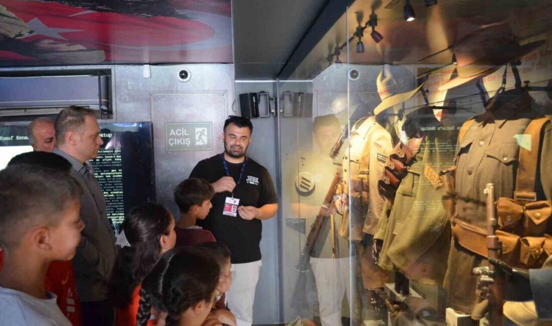 Çanakkale Savaşları’ndan günümüze ulaşan tarihi objelerin sergilendiği ve dijital gösterimlerin