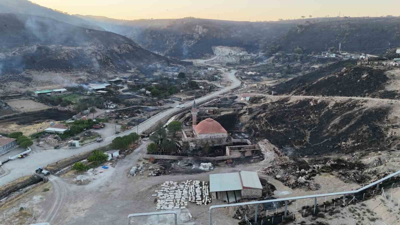 Çanakkale’nin Ayvacık ilçesinde çıkan orman yangını 17’nci saatinde devam ediyor.