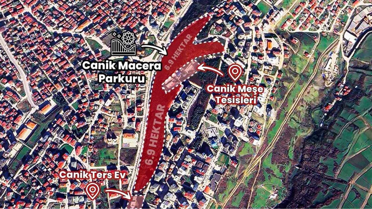 Samsun’un Canik ilçesinde yapımı süren Canik Macera Parkı ile ilgili