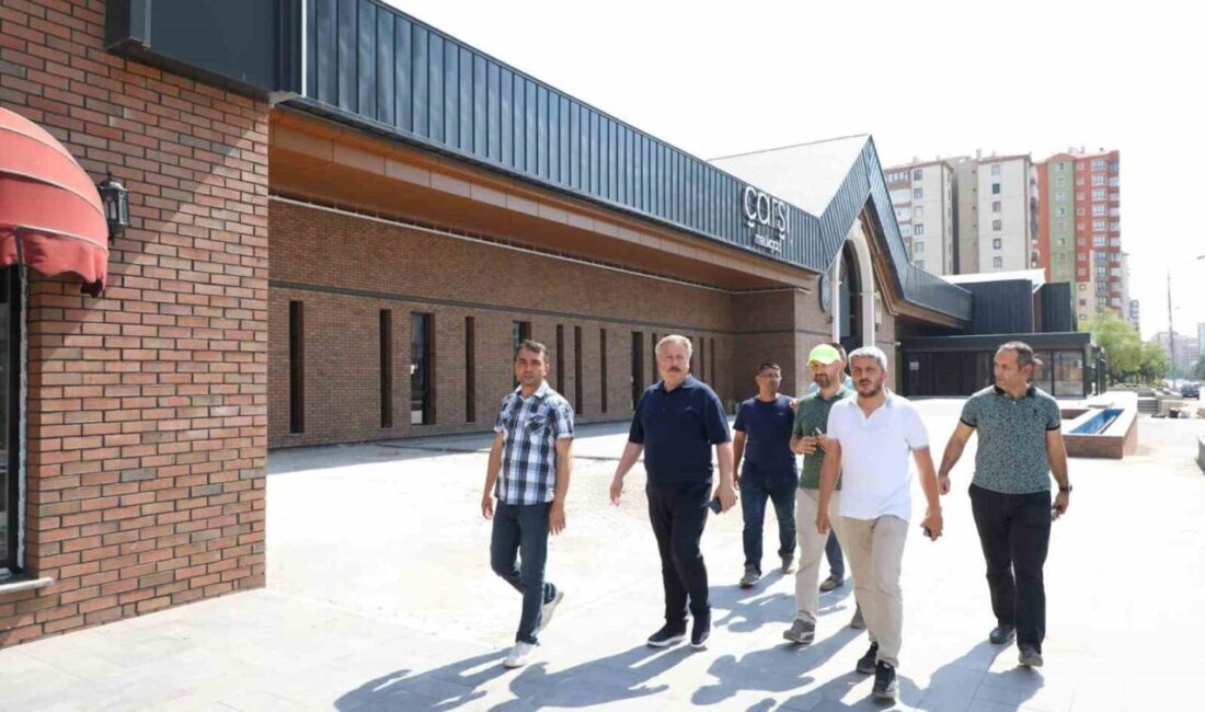 Modern mimarisi, nezih ortamı ile Melikgazi’ye renk katacak olan Çarşı