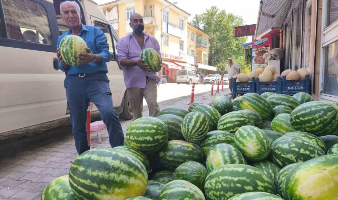 Tunceli’nin Çemişgezek ilçesine bağlı Kıraçlar köyünde su verilmeden yetiştirilen ve