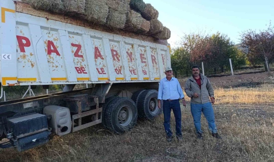 Pazaryeri Belediye Başkanı Zekiye Tekin’in çağrısıyla harekete geçen duyarlı çiftçileri,