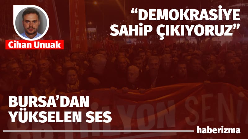 Bursa’da geçtiğimiz akşam tarihi bir yürüyüşe tanıklık ettik. Cumhuriyet Halk