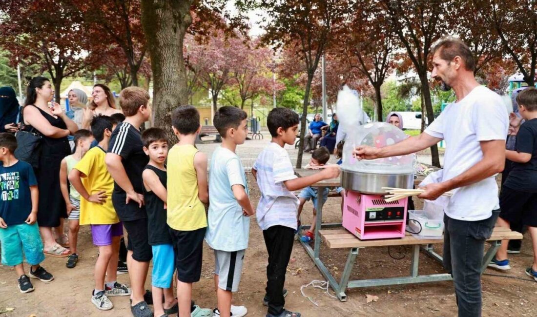 Gebze’de miniklere özel olarak düzenlenen etkinlikte çocuklar doyasıya eğlendi. Gebze
