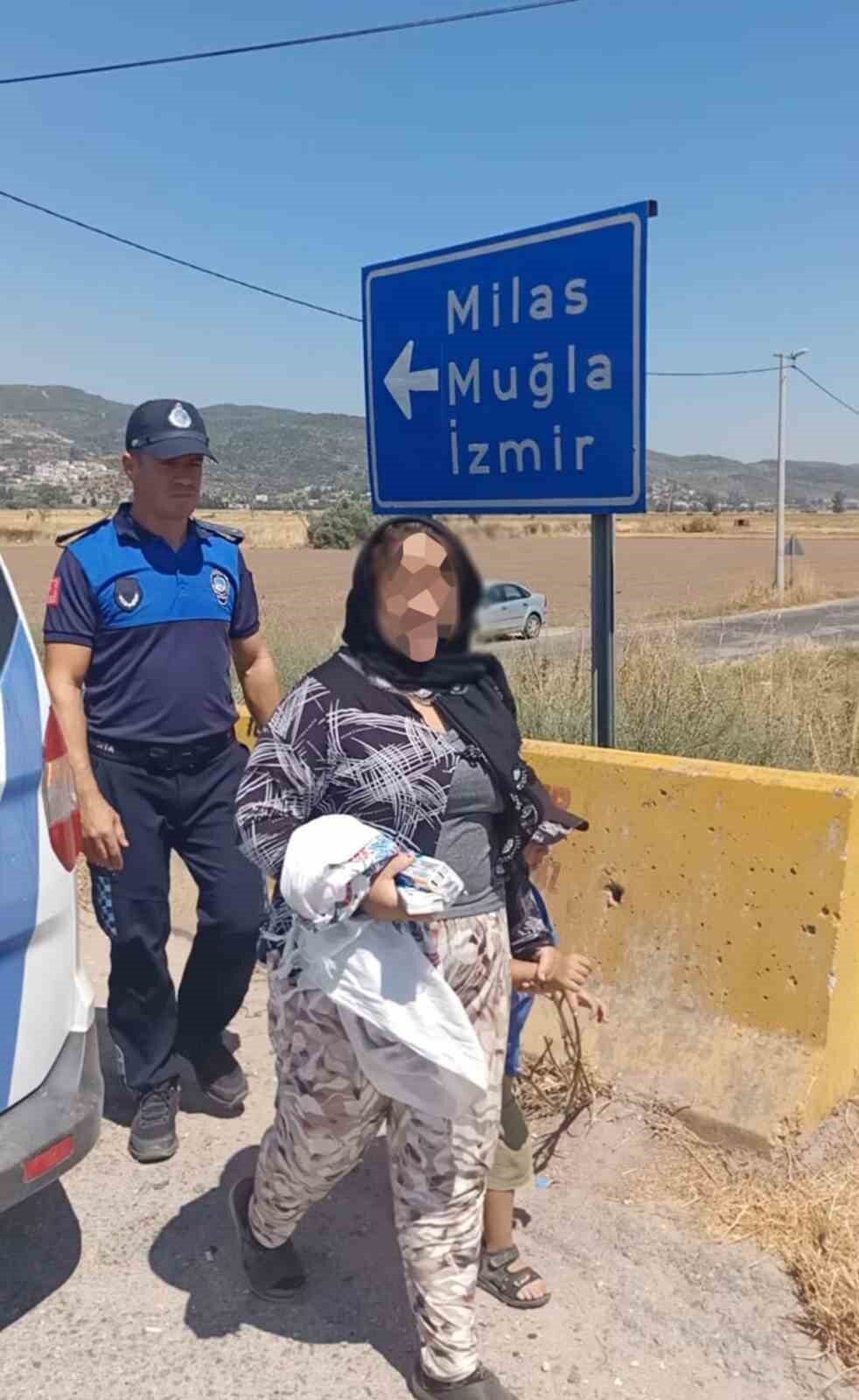 Muğla Büyükşehir Belediyesi Zabıta Dairesi Başkanlığı ekipleri, Milas-Bodrum karayolu üzerinde