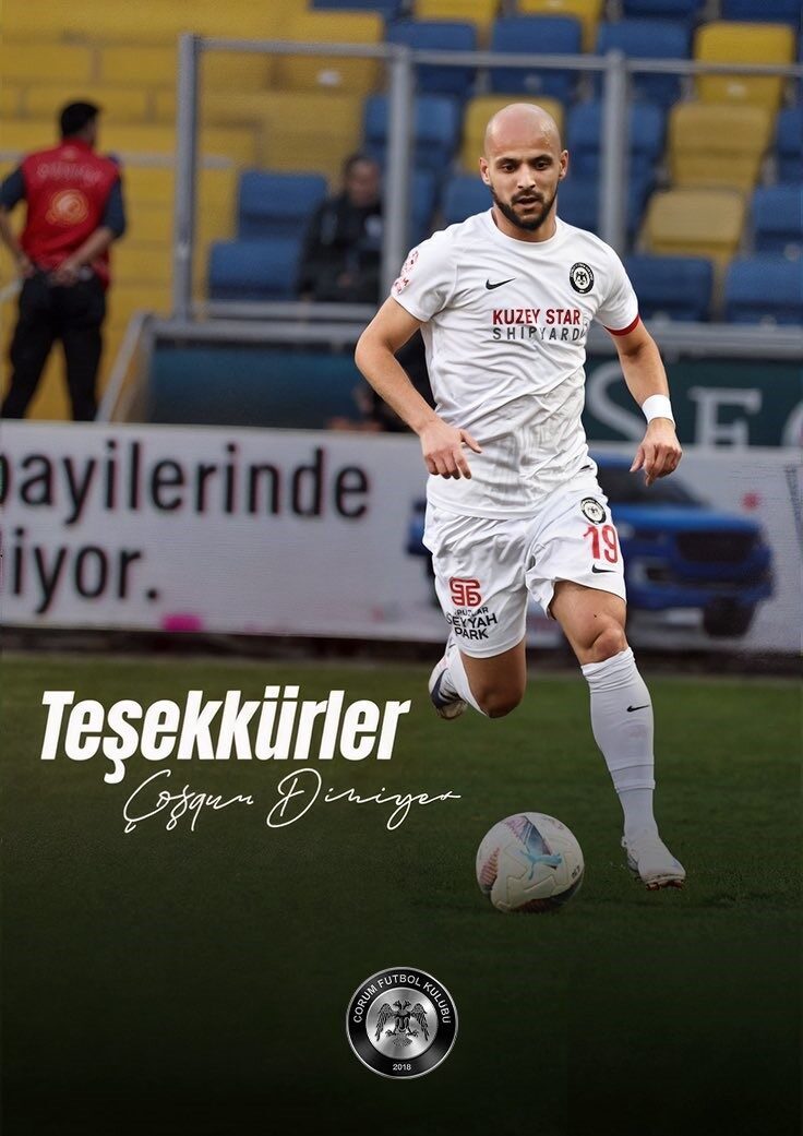 Trendyol 1. Lig ekiplerinden Çorum FK, ön libero oyuncusu Coşkun