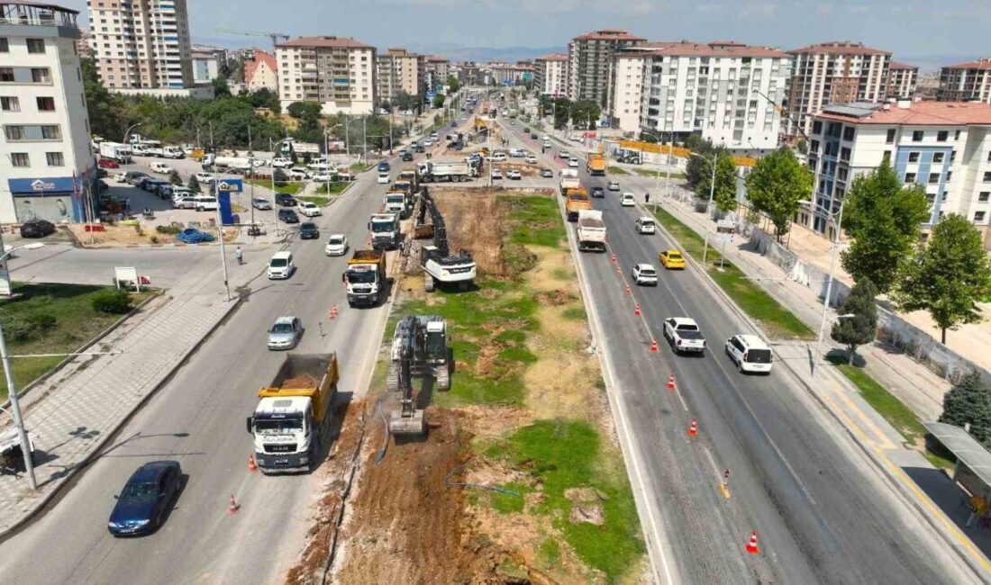 Malatya Büyükşehir Belediyesi, şehir içi trafik akışını rahatlatmak amacıyla Çöşnük