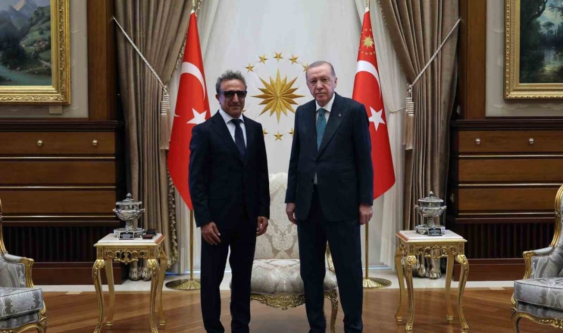 Cumhurbaşkanı Recep Tayyip Erdoğan, Chobani firmasının CEO’su Hamdi Ulukaya’yı kabul