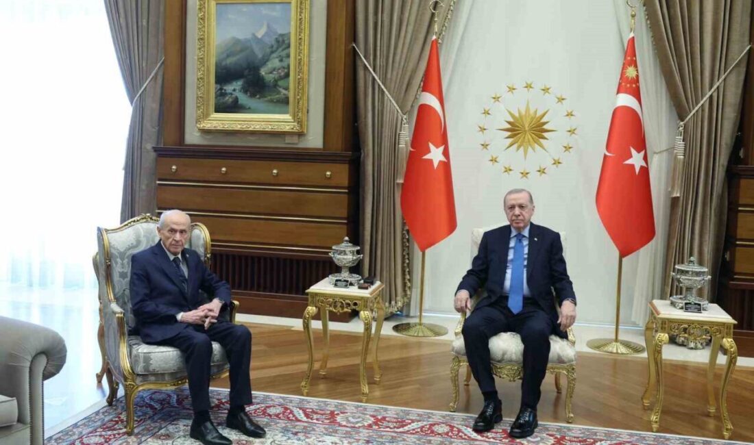Cumhurbaşkanı Recep Tayyip Erdoğan, MHP Genel Başkanı Devlet Bahçeli’yi kabul