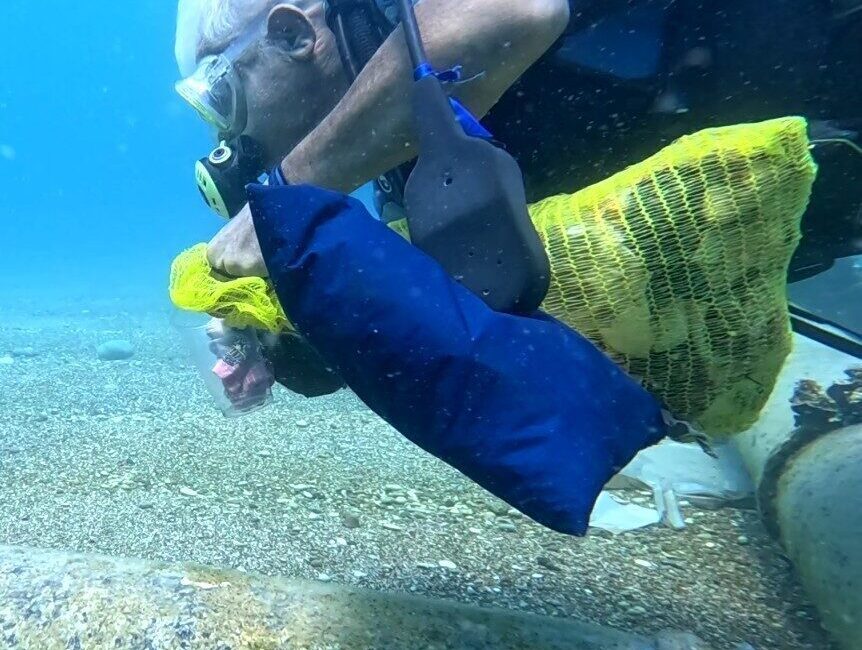 Akdeniz Üniversitesi Öğretim Üyesi Prof. Dr. Mehmet Gökoğlu ve Sualtı