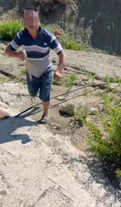 Antalya’nın Kaş ilçesinde su kaynağındaki depodan izinsiz su temin edildiği